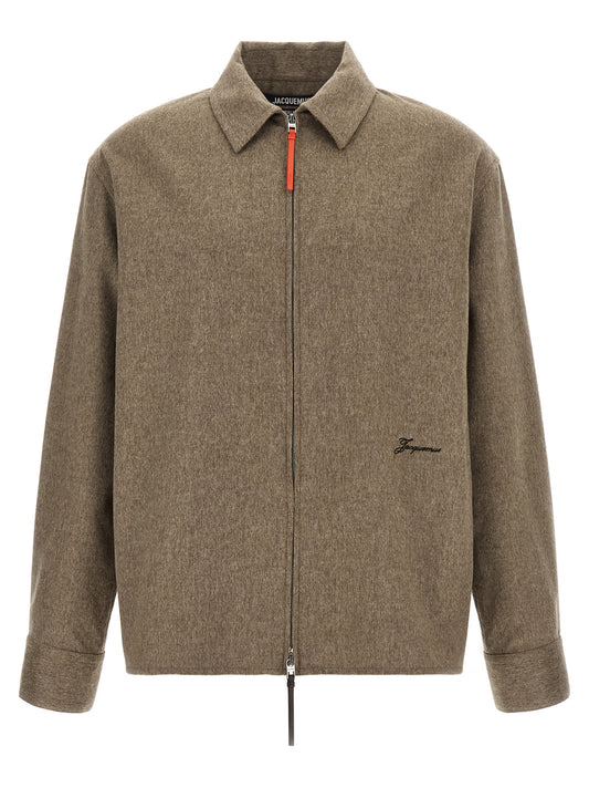 Jacquemus Beige Virgin Wool Blouse