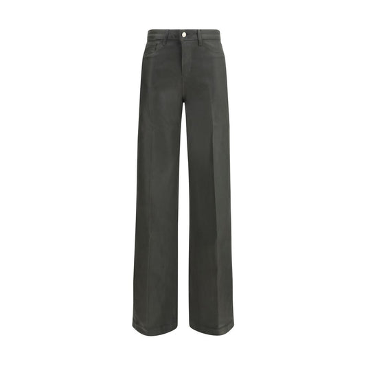 L'Agence Bicolor Cotton Flared Jeans