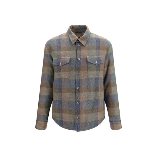 Etro Multicolor Wool Oves Aries Shirt