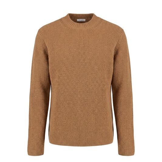 Malo Brown Wool Men Sweater