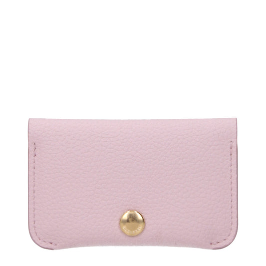 Burberry Pink Leather Cardholder