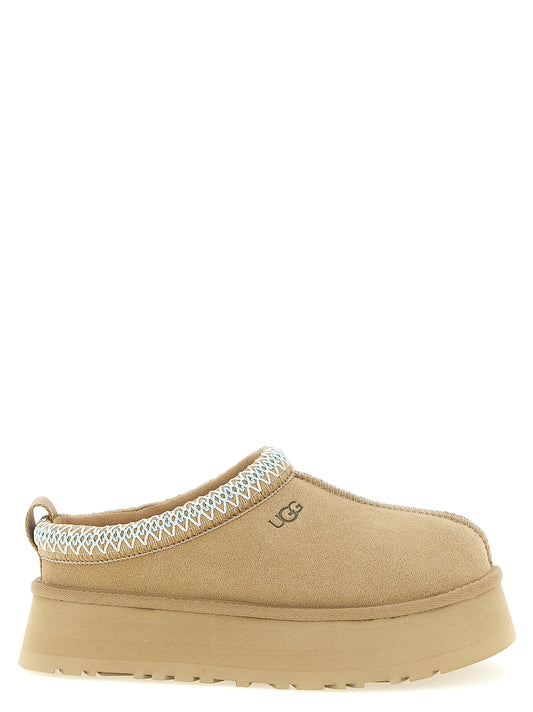UGG Beige Leather Mules