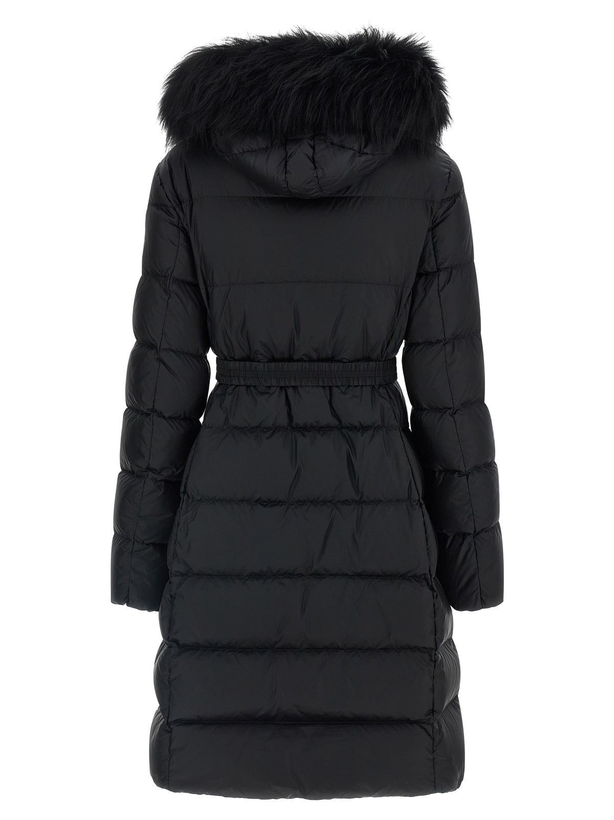 Moncler Black Polyamide Coat