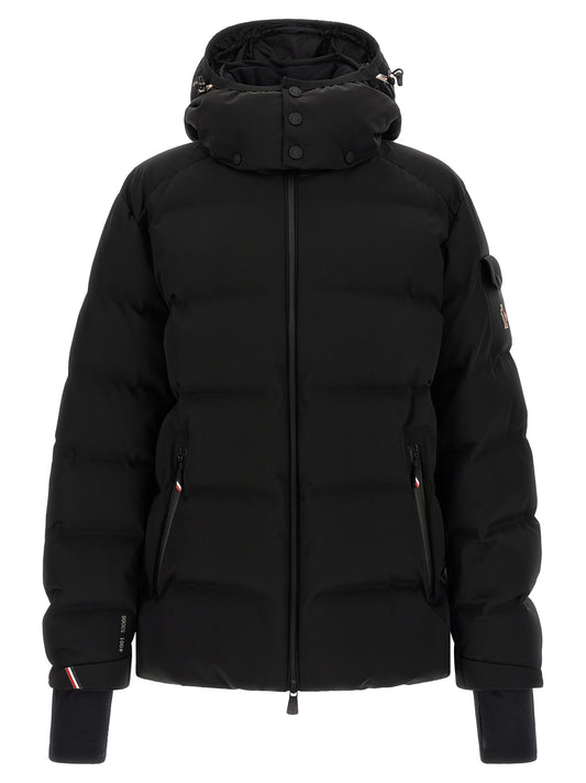 Moncler Grenoble Black Polyamide Full-Length Jacket