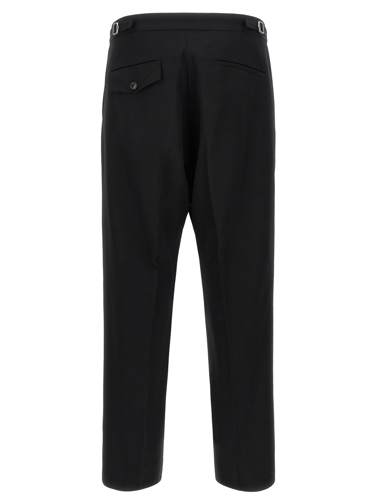 Namacheko Black Virgin Wool Dress Pants