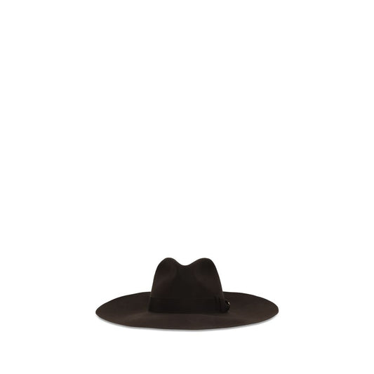 Valentino Garavani Brown Fabric Fedora
