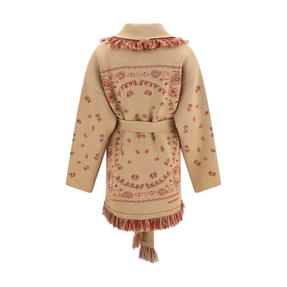 Alanui Brown Cashmere Cardigan