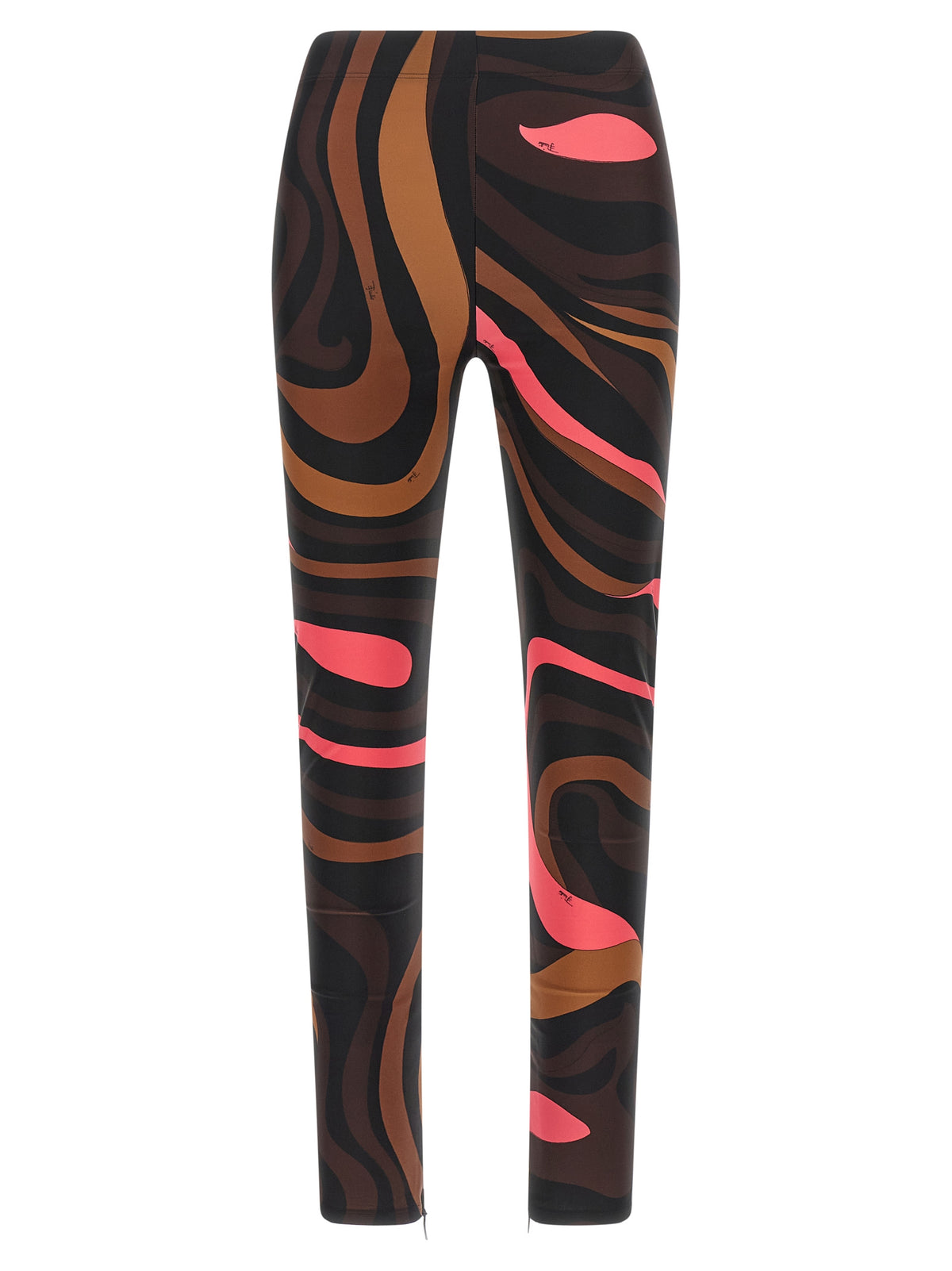 Emilio Pucci Brown Polyamide Leggings