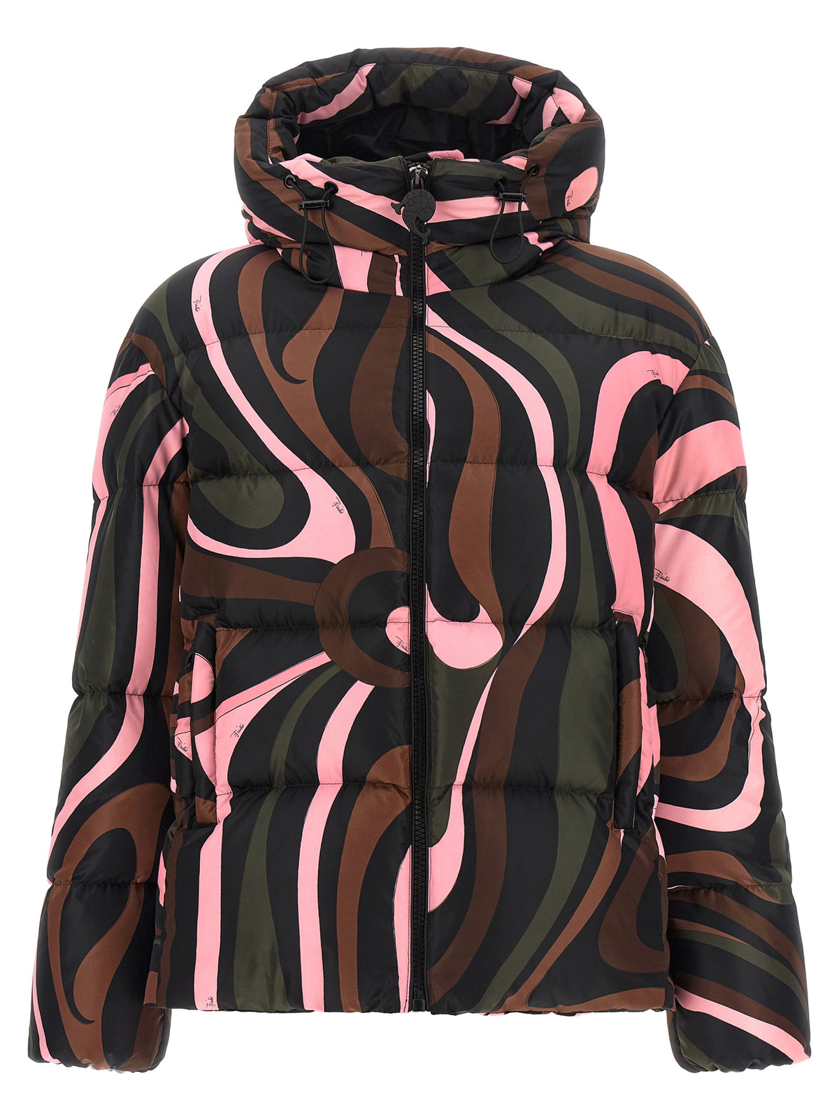 Emilio Pucci Multicolor Polyamide Full-Length Jacket