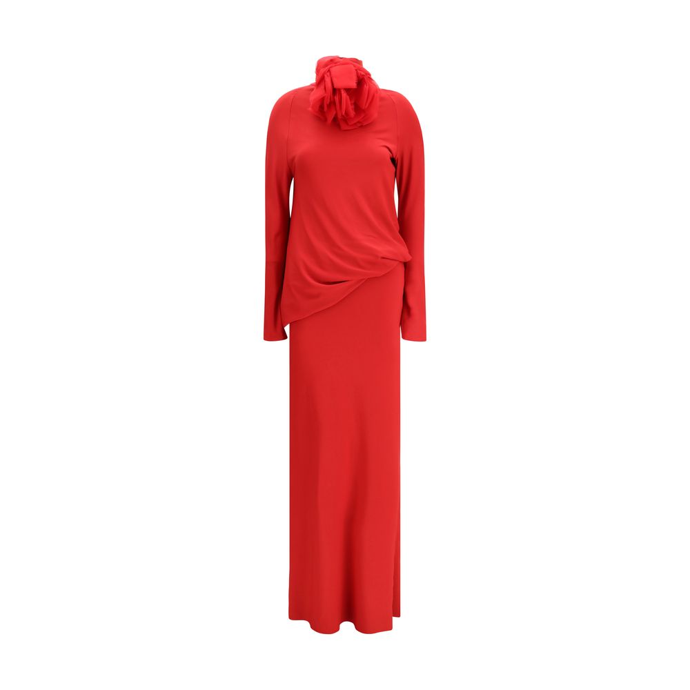 Magda Butrym Red Viscose Casual Dress