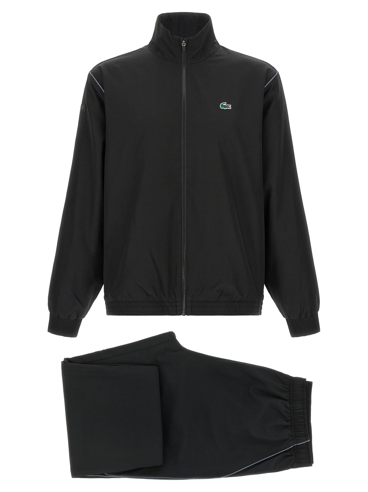 Lacoste Black Polyester Sweatsuit