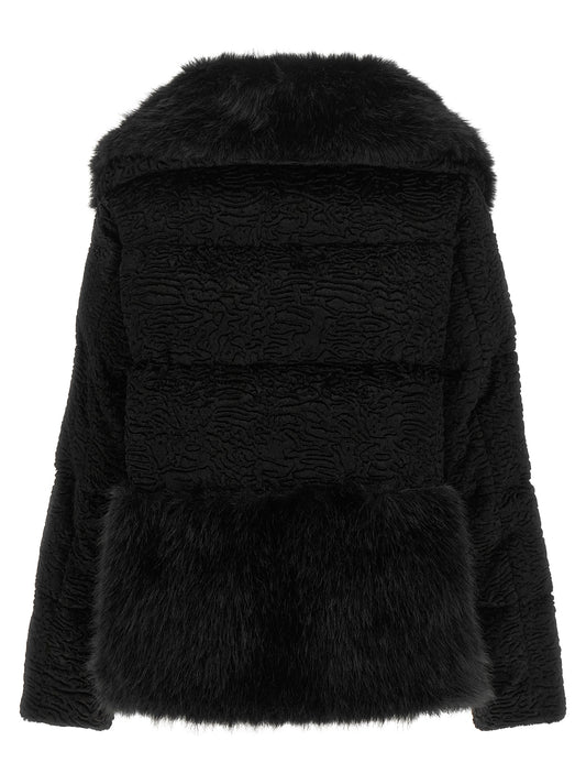 Herno Black Acetate Full-Length Jacket