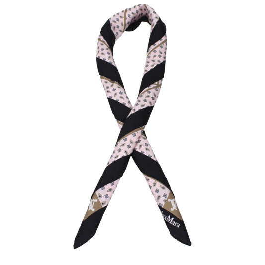 Max Mara Pink Silk Foulard
