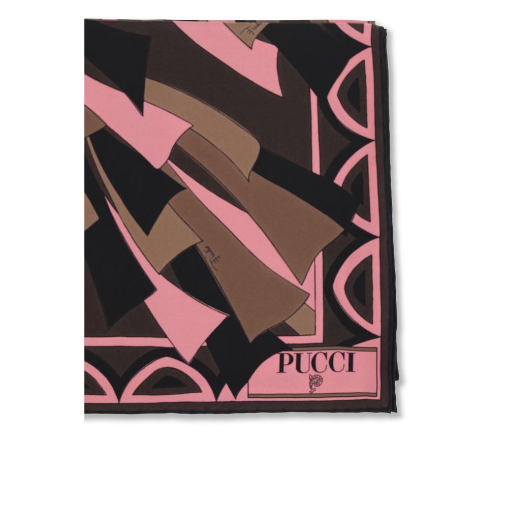 Emilio Pucci Multicolor Silk Scarf