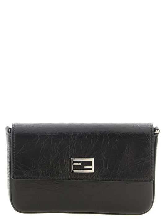 Fendi Black Calfskin Cardholder