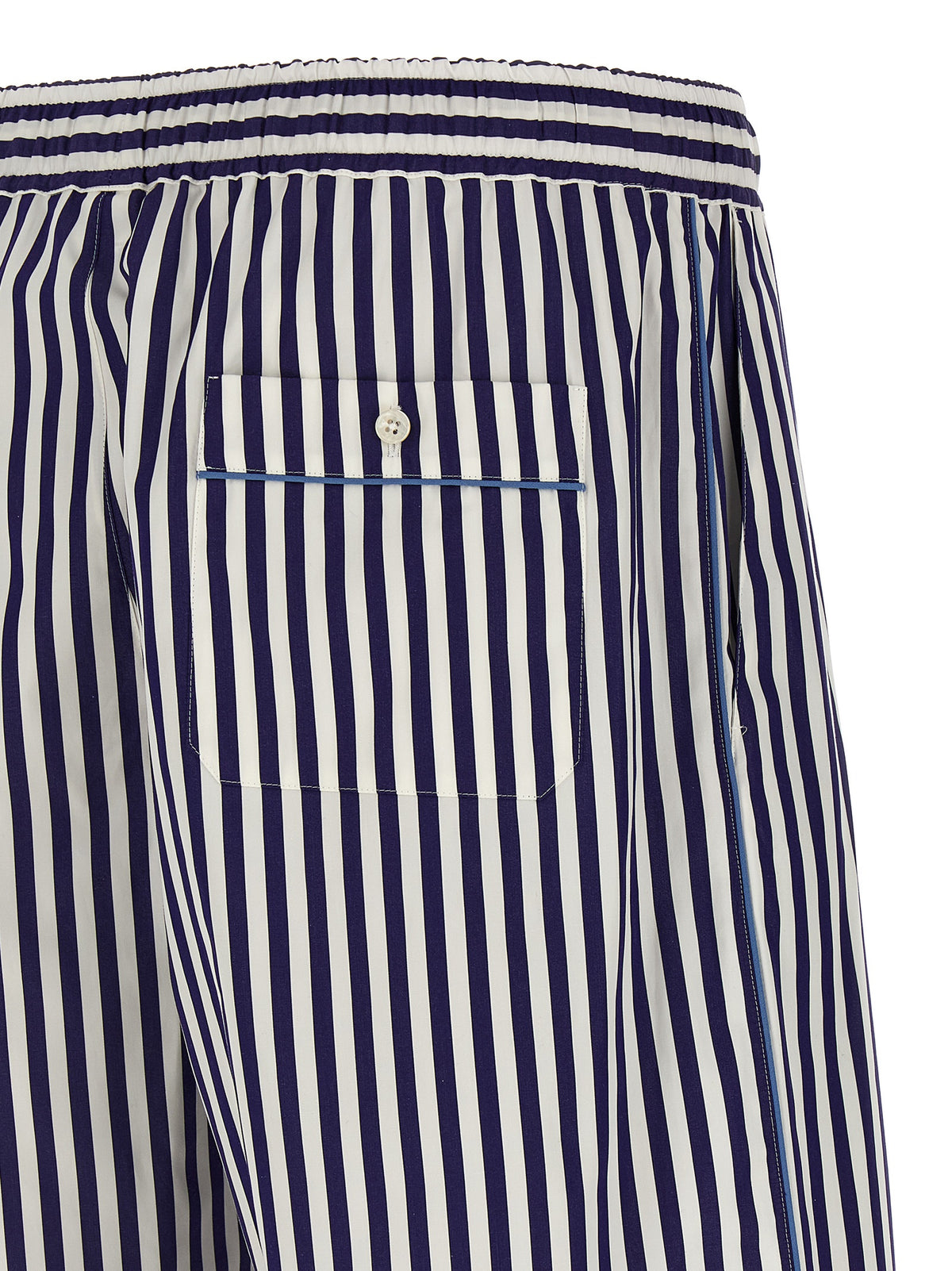 Dolce & Gabbana Blue Cotton Bermuda Shorts