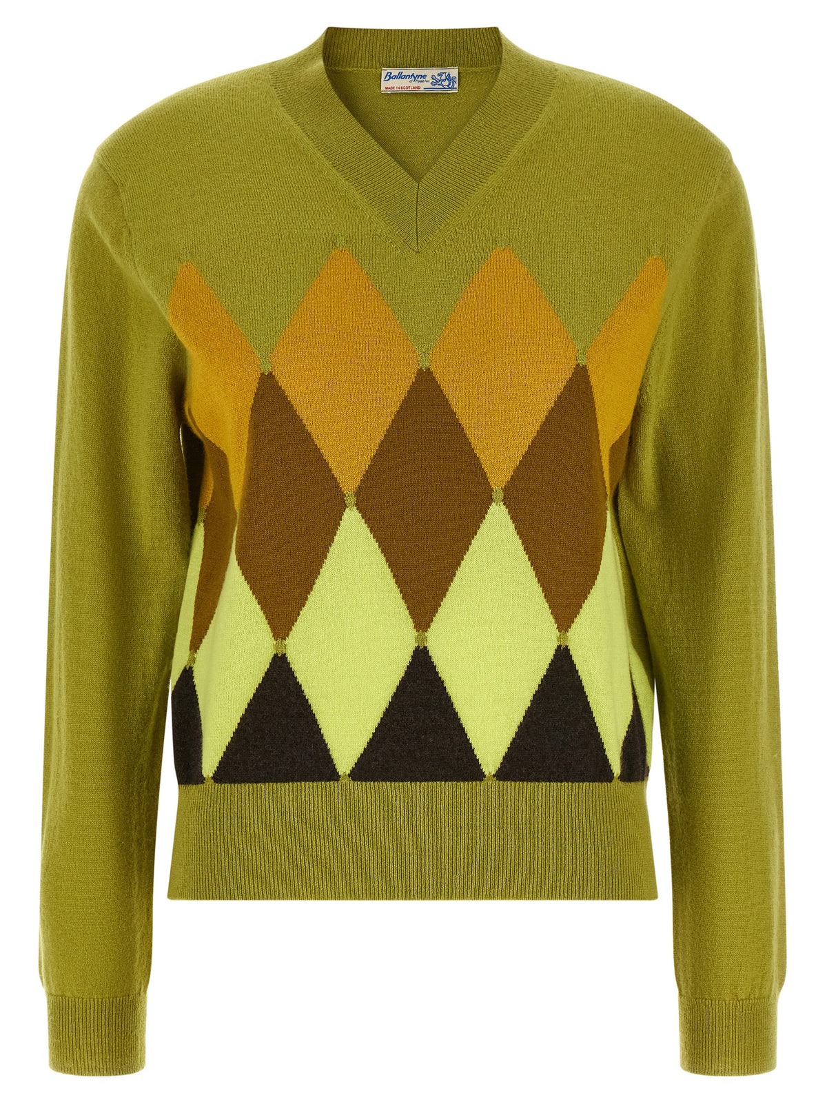 Ballantyne Bicolor Cashmere Cardigan