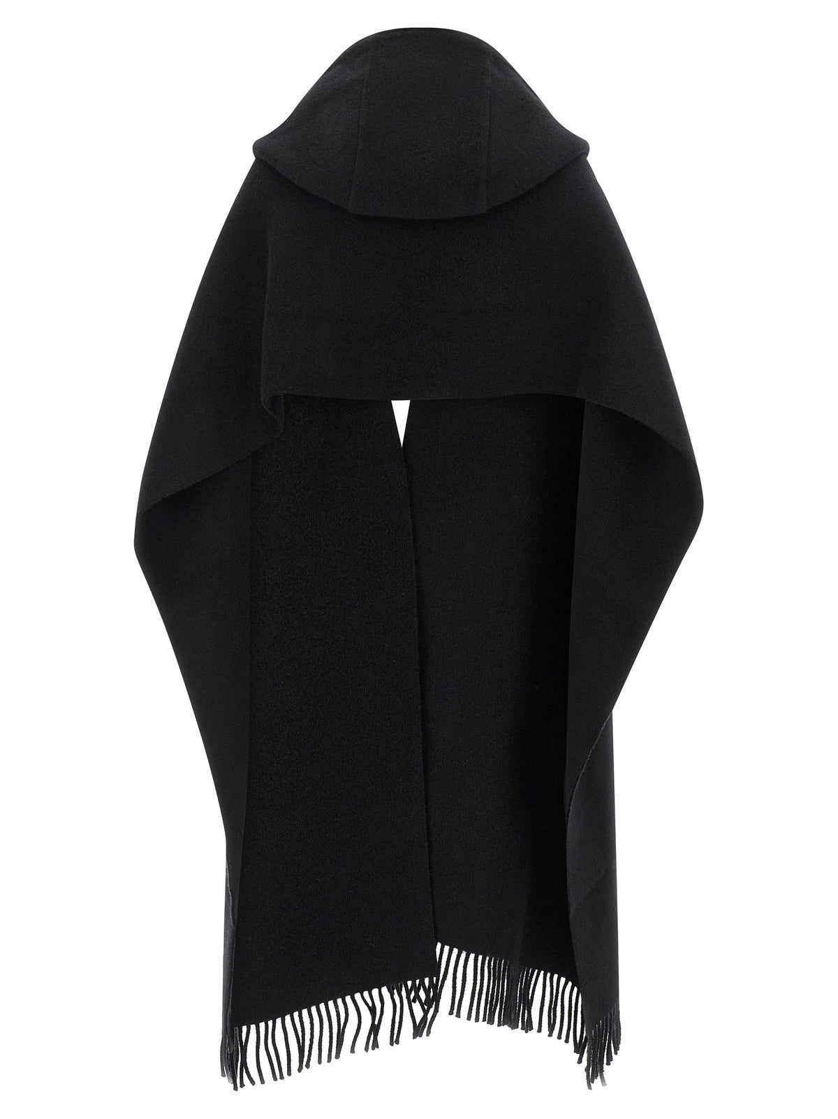 Brunello Cucinelli Black Wool Scarf