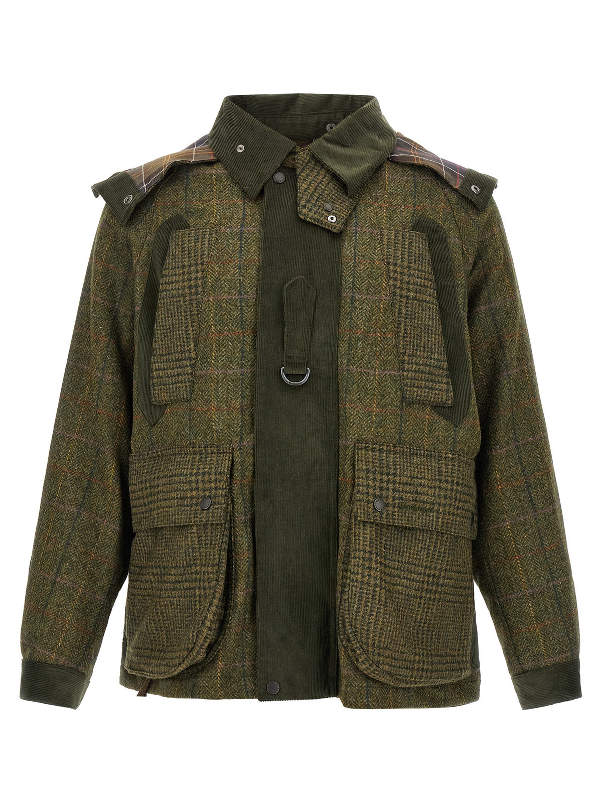 Barbour Bicolor Wool Full-Length Jacket