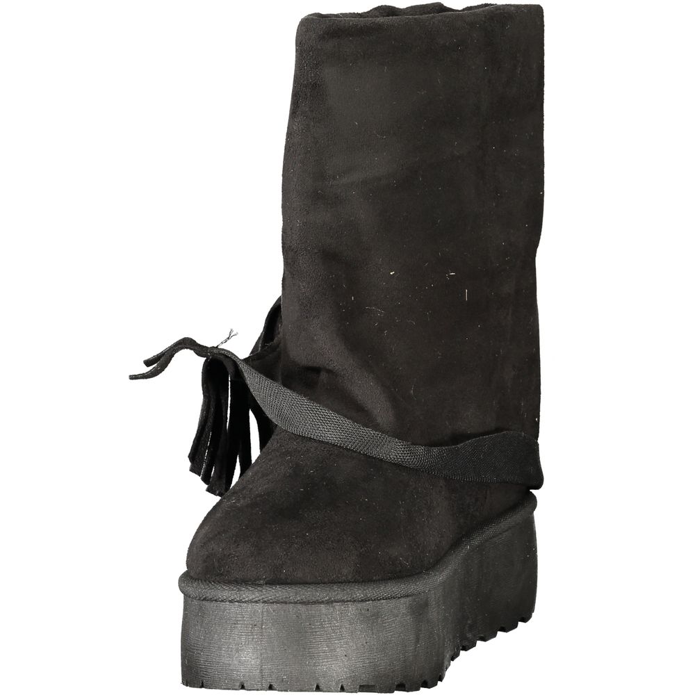 Laura Biagiotti Nero Polyurethane Womens Boot