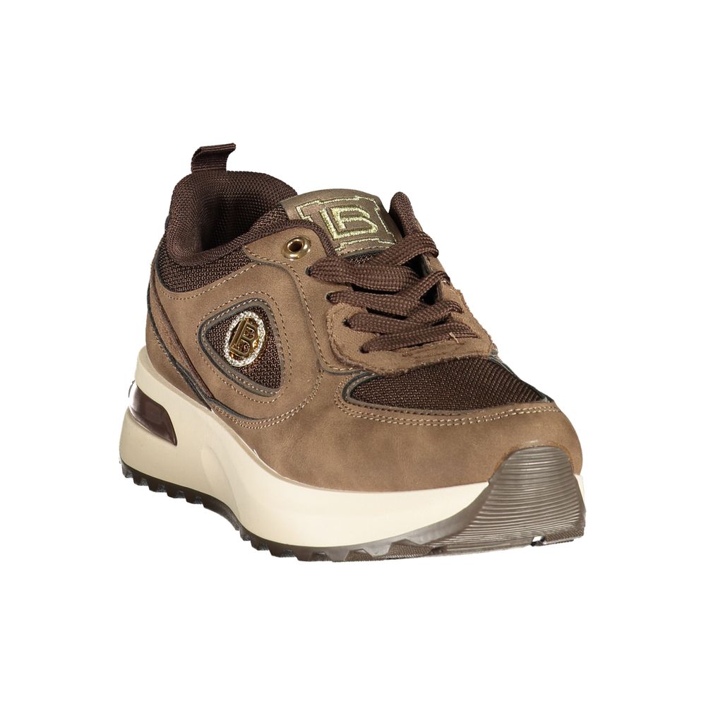 Laura Biagiotti Brown Polyurethane Women's Sneaker