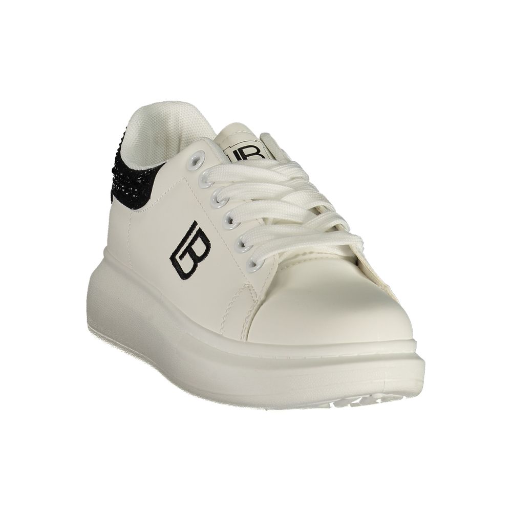Laura Biagiotti White Polyurethane Women Sneaker