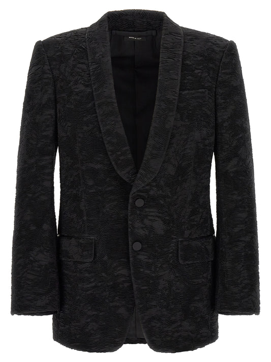 Tom Ford Black Silk Blazer