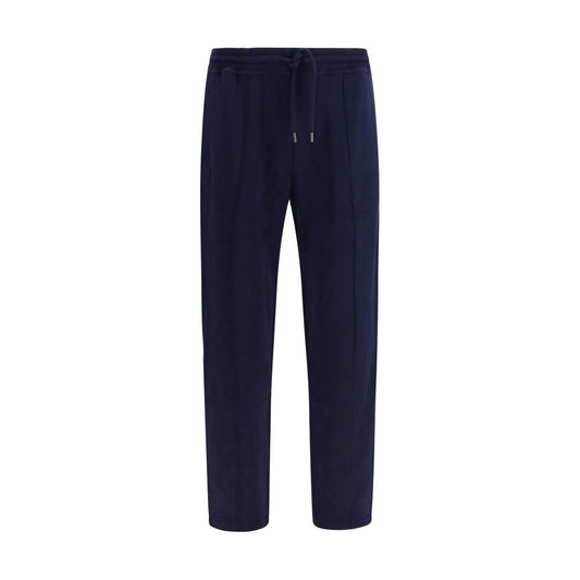Brunello Cucinelli Blue Cotton Athletic Pants