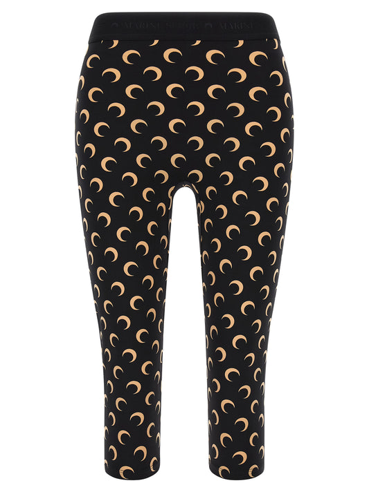 Marine Serre Beige Polyamide Leggings
