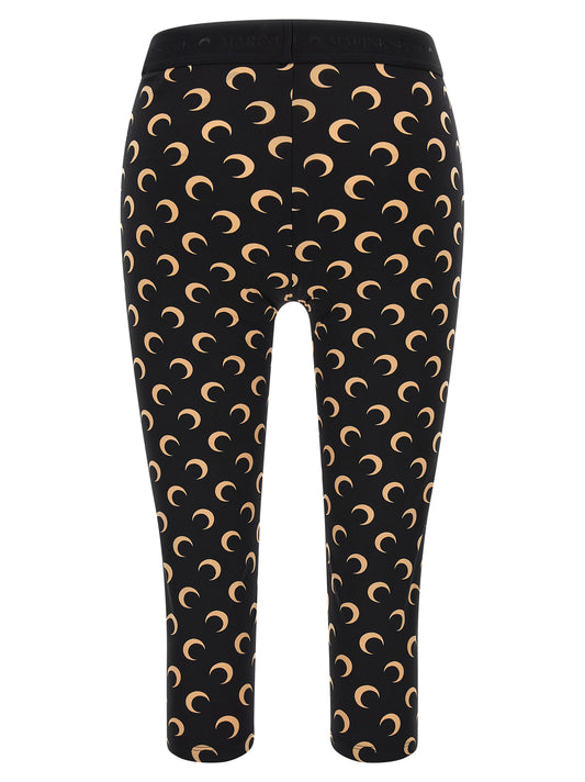 Marine Serre Beige Polyamide Leggings