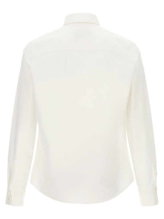 Ami Paris White Cotton Blouse