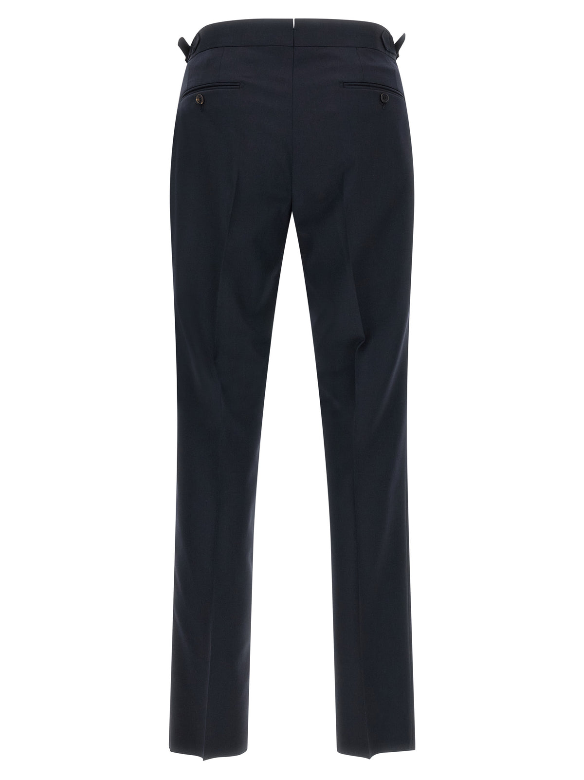 Pal Zileri Blue Wool Dress Pants