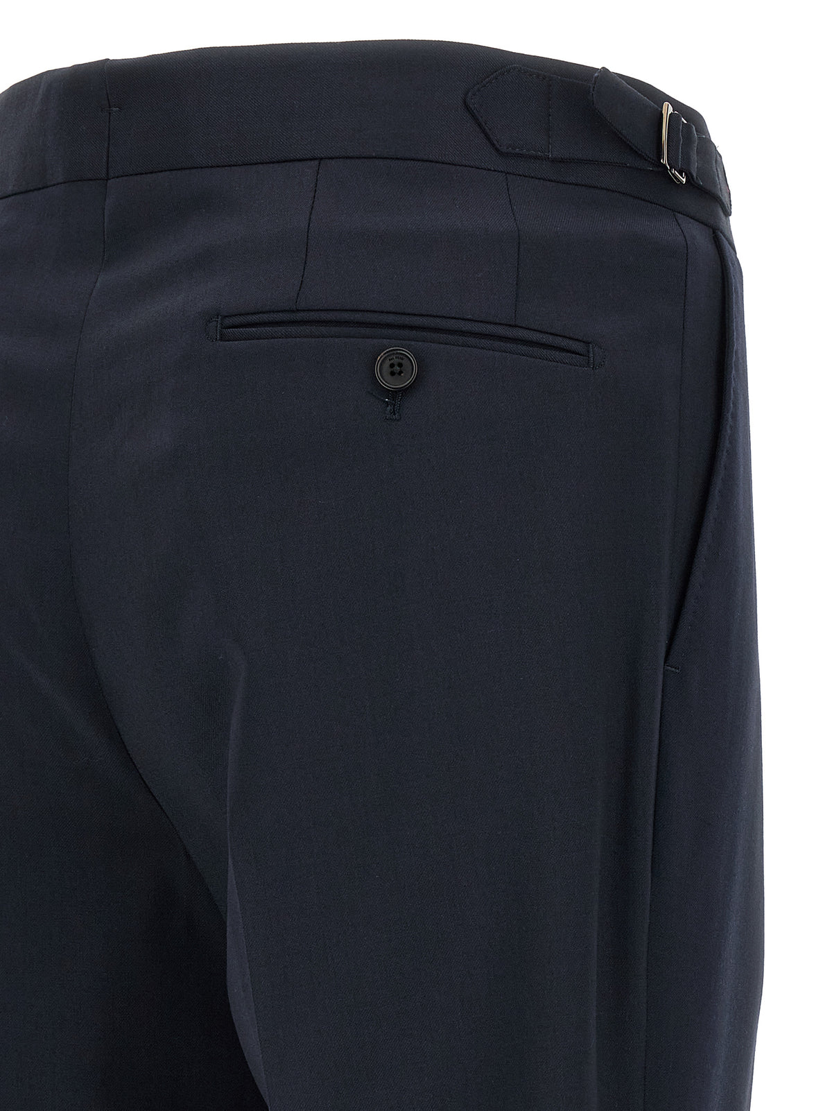 Pal Zileri Blue Wool Dress Pants