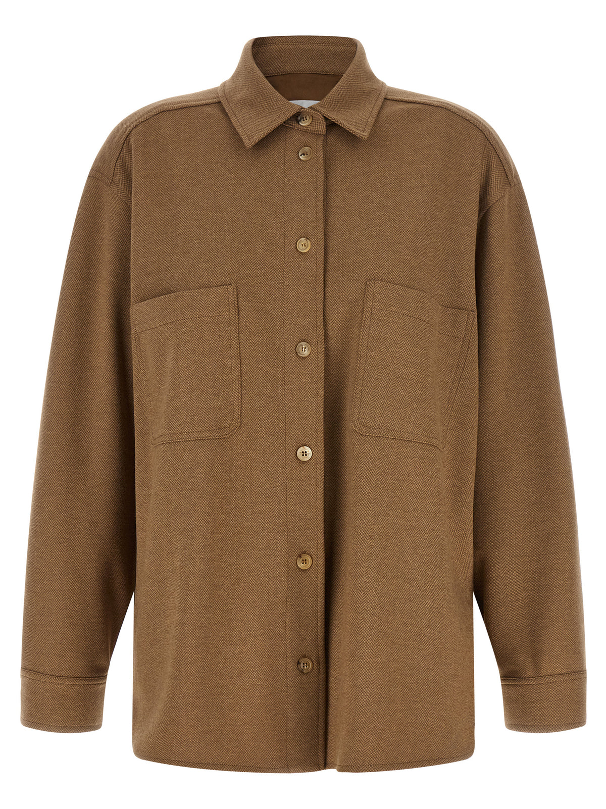 Max Mara Brown Triacetate Shell Jacket