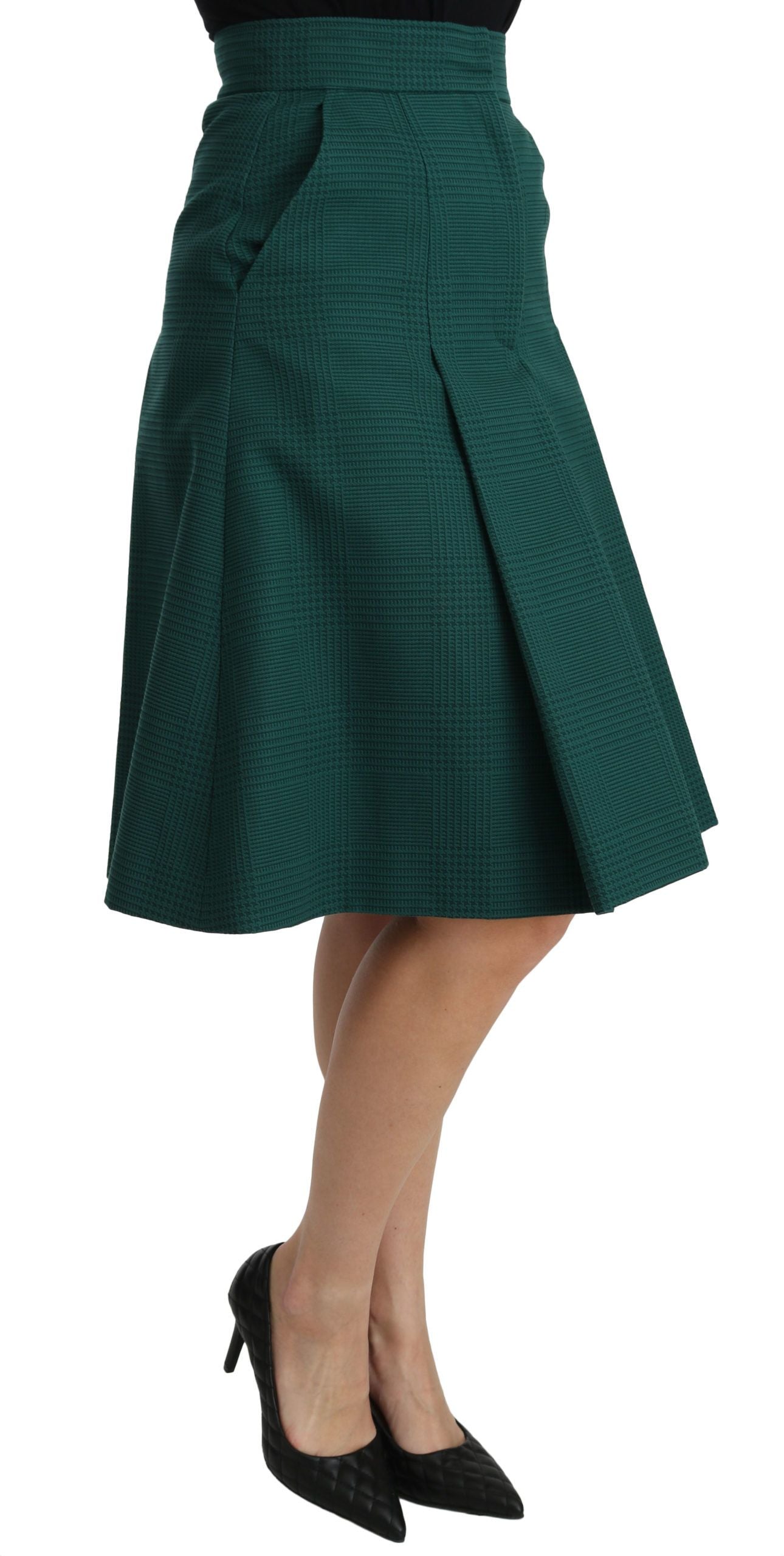 Dolce &amp; Gabbana Elegant knee-length skirt with high waist