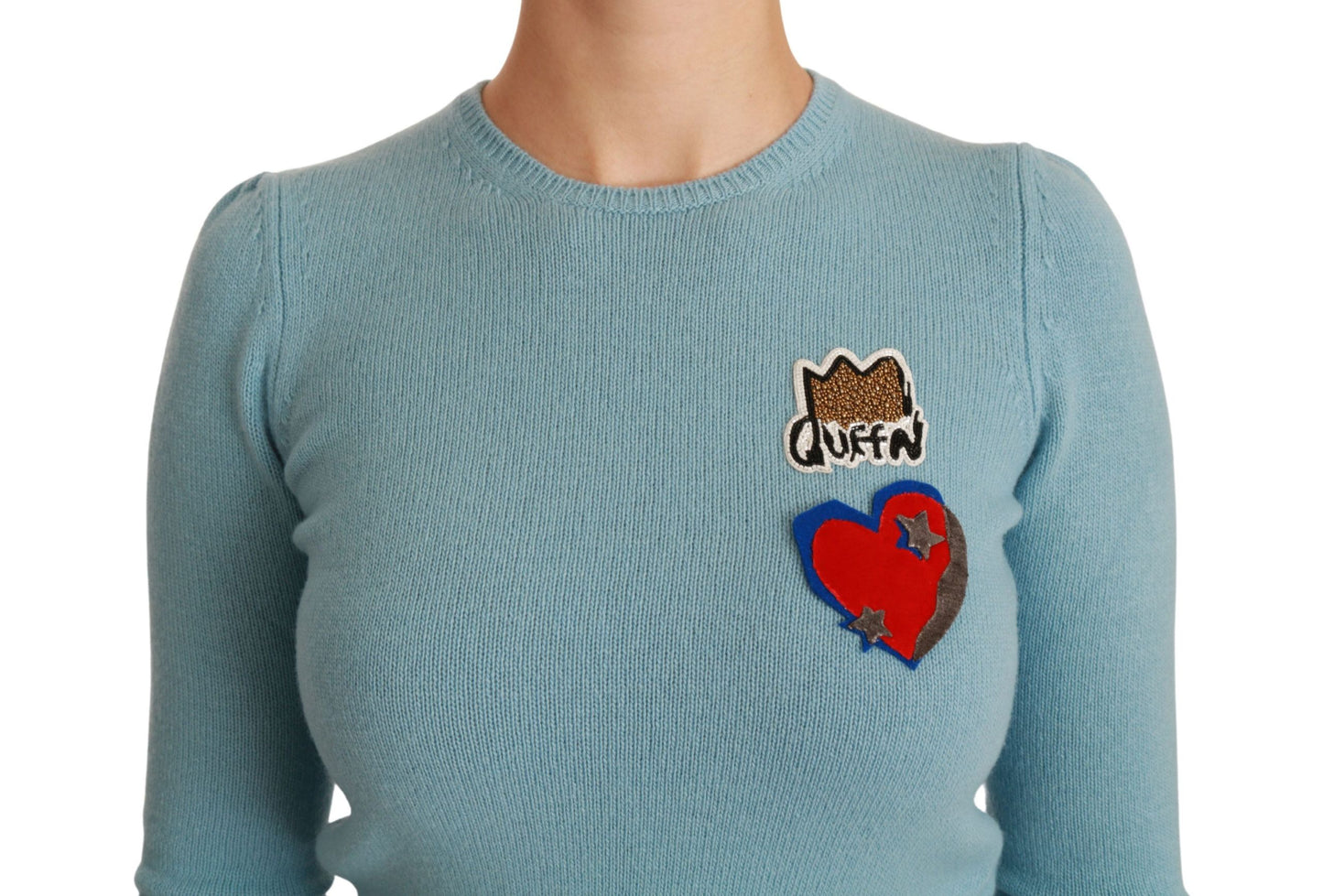 Dolce &amp; Gabbana Queen Heart pearl wool sweater