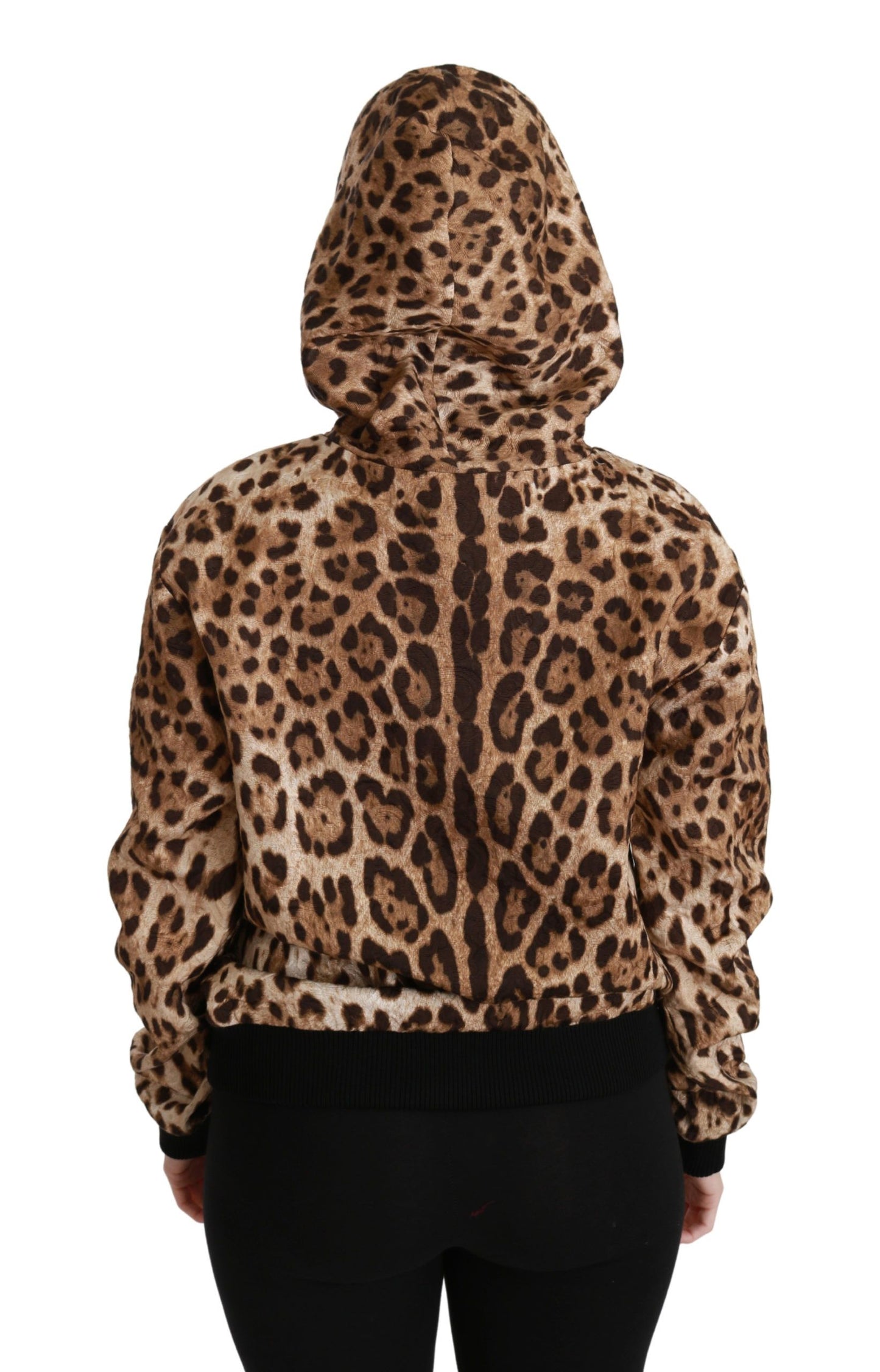 Dolce &amp; Gabbana Elegant Leopard Print -huppari