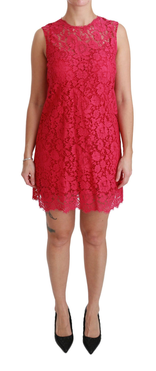 Dolce & Gabbana Schockierend rosa Mini-Bodycon-Kleid