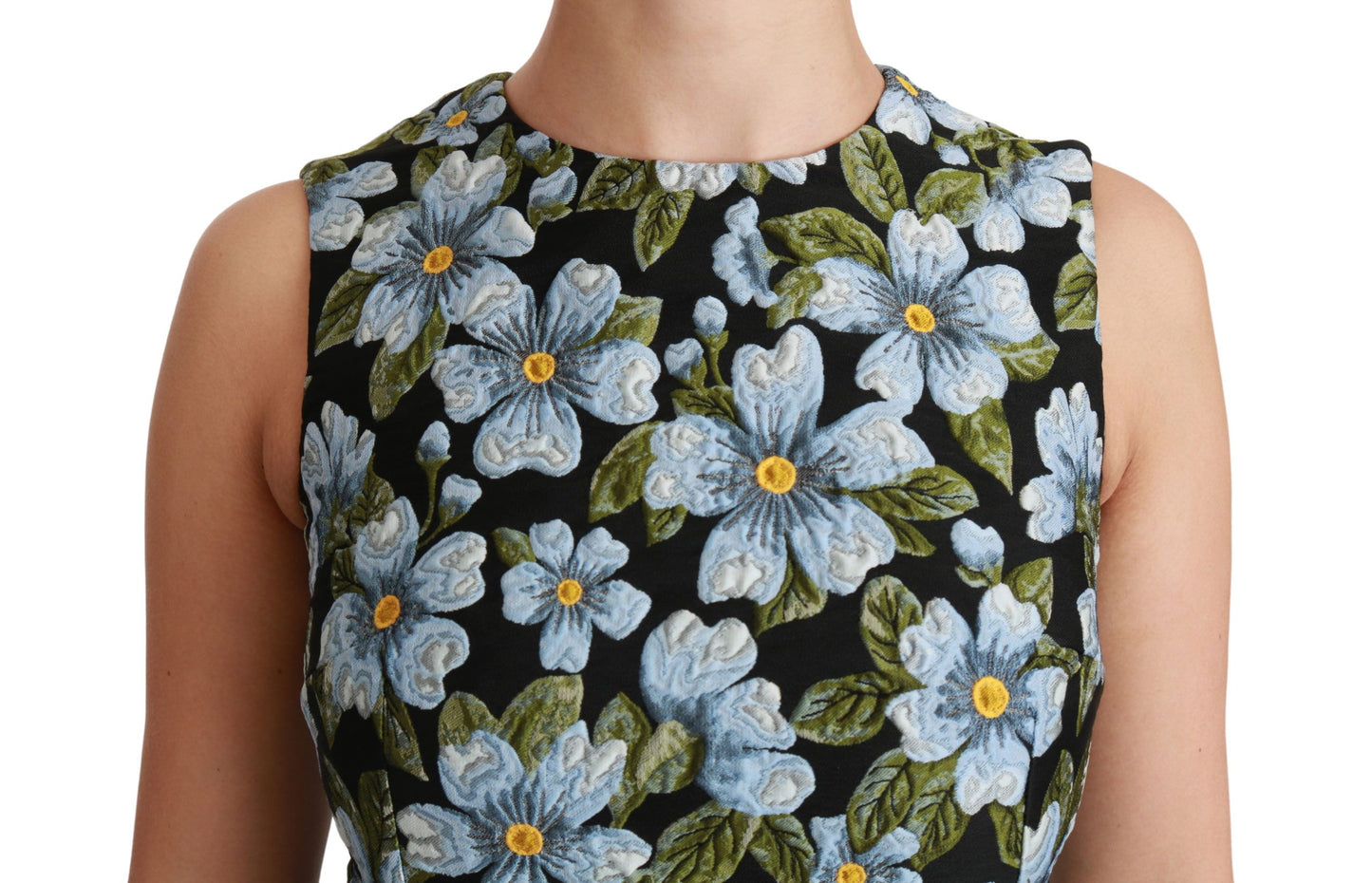 Dolce &amp; Gabbana Elegant floral mini shift dress