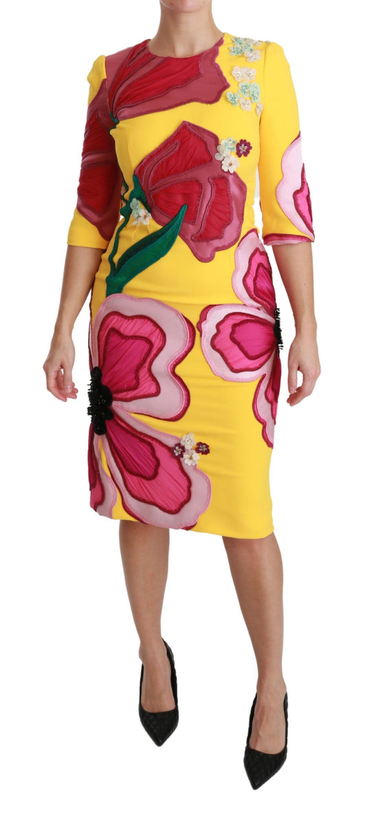 Dolce &amp; Gabbana Sunshine Bloom knee-length sheath dress