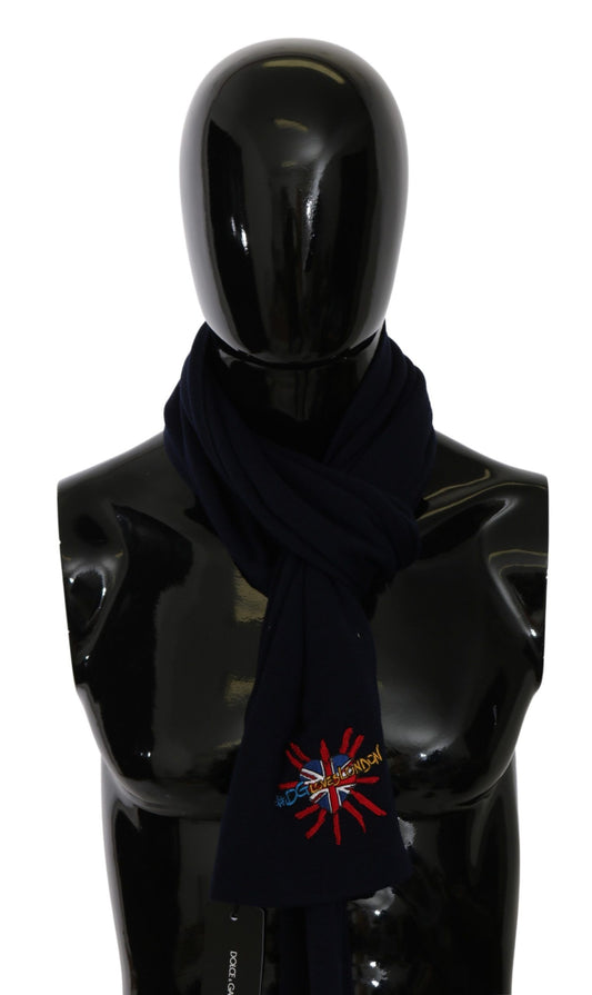 Dolce &amp; Gabbana Elegant men's scarf made of virgin wool