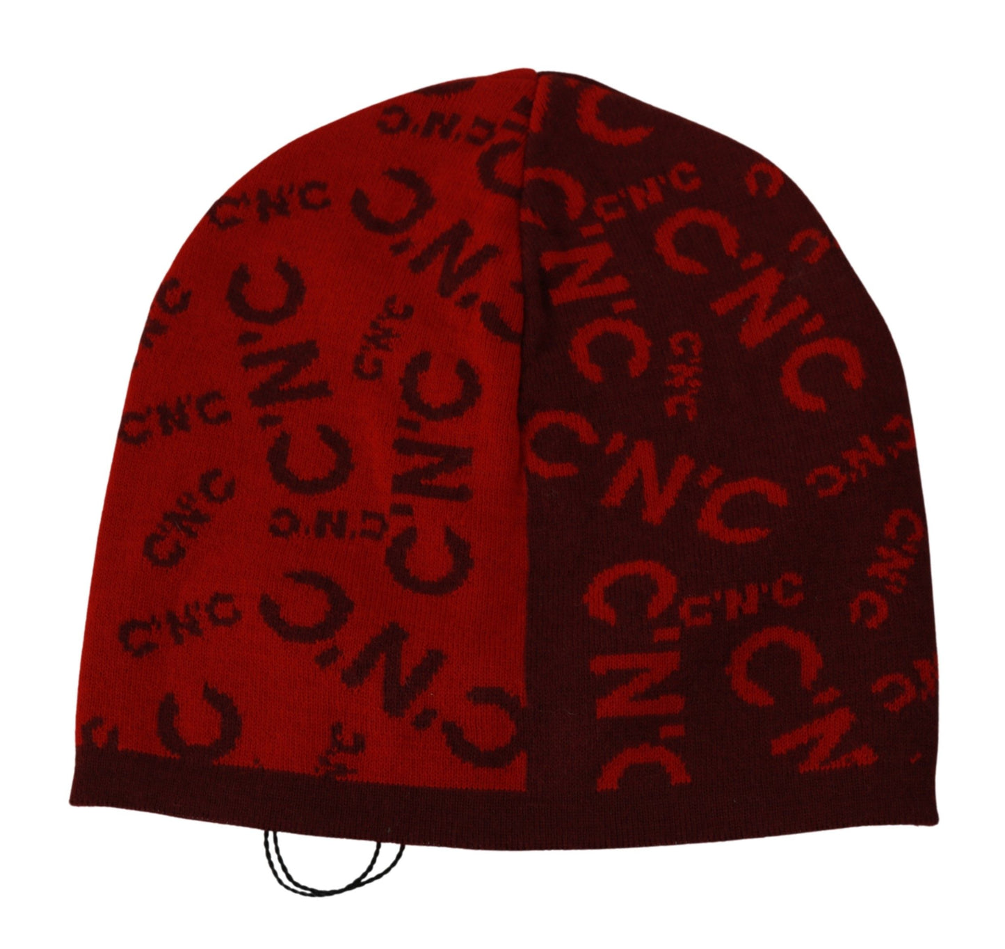 Costume National Chic red wool blend beanie