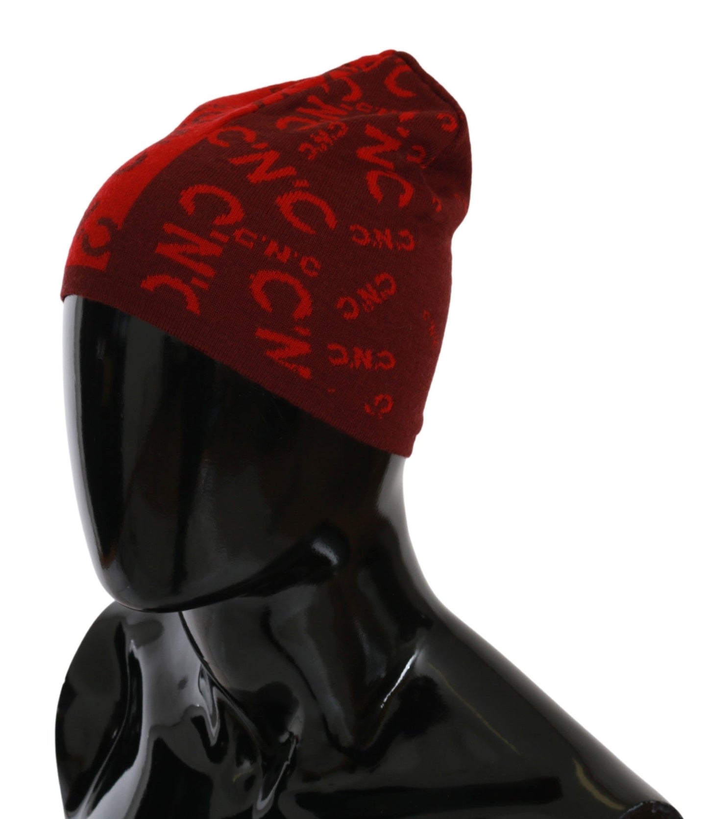 Costume National Chic red wool blend beanie