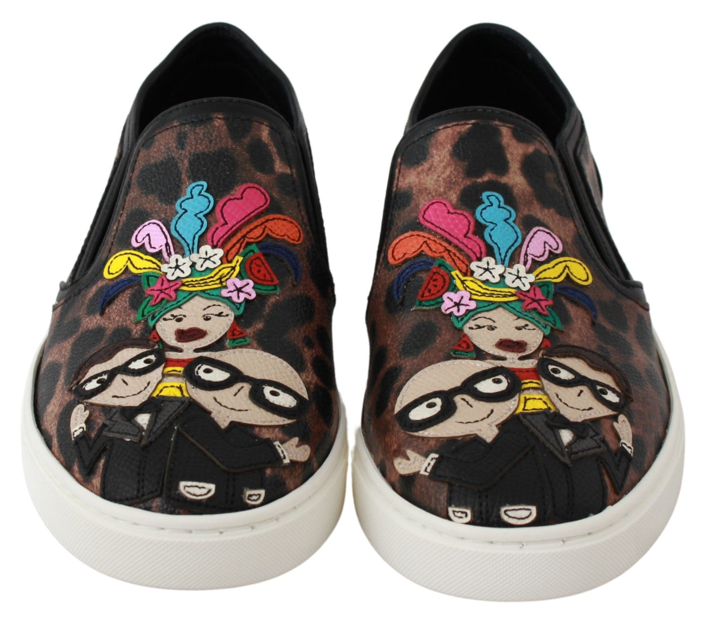 Dolce &amp; Gabbana Tyylikkäät leopardikuvioiset loaferit hienostuneeseen tyyliin