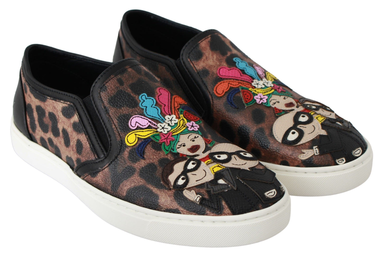 Dolce &amp; Gabbana Tyylikkäät leopardikuvioiset loaferit hienostuneeseen tyyliin