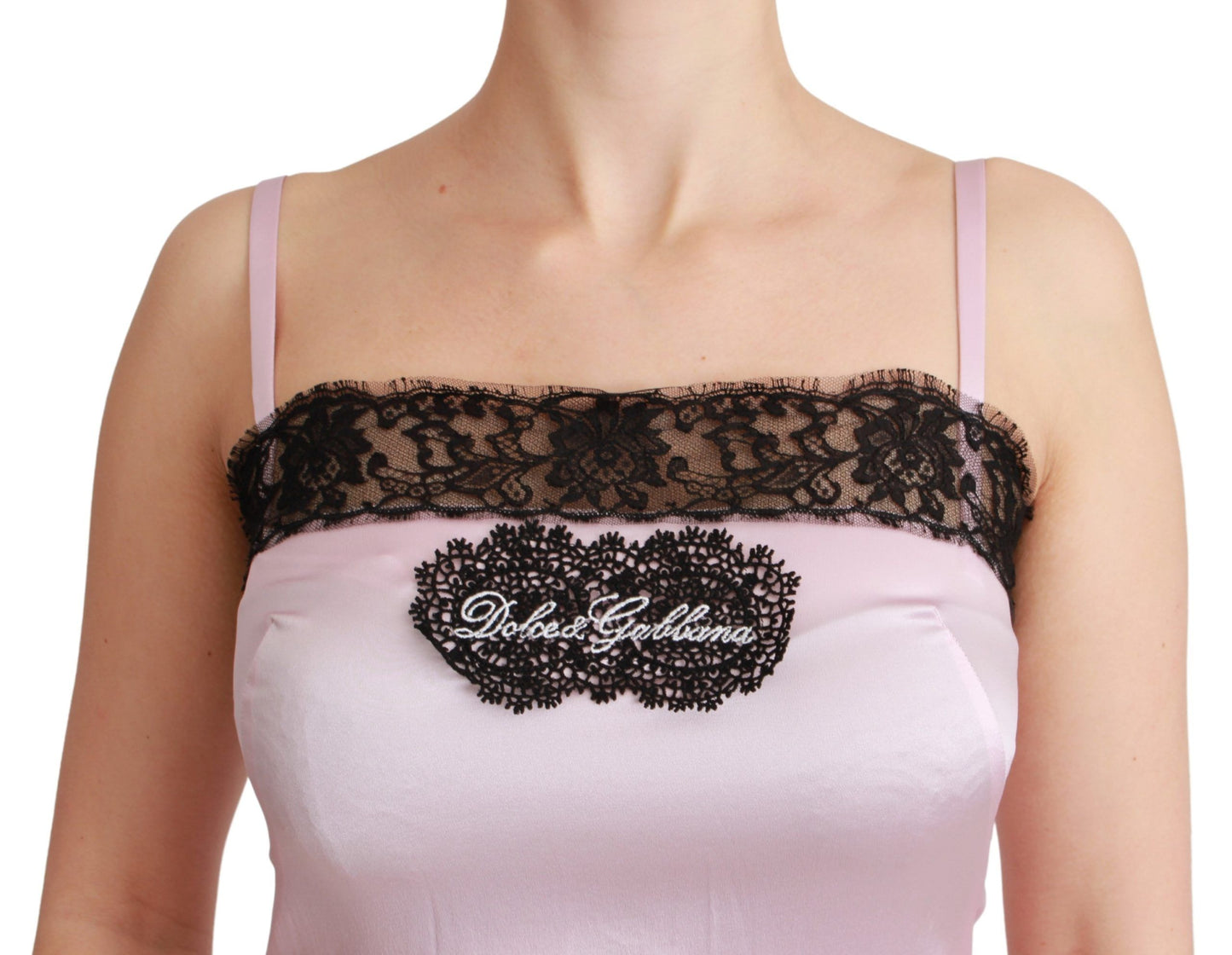 Dolce &amp; Gabbana Elegant Silk Lace Tank Top