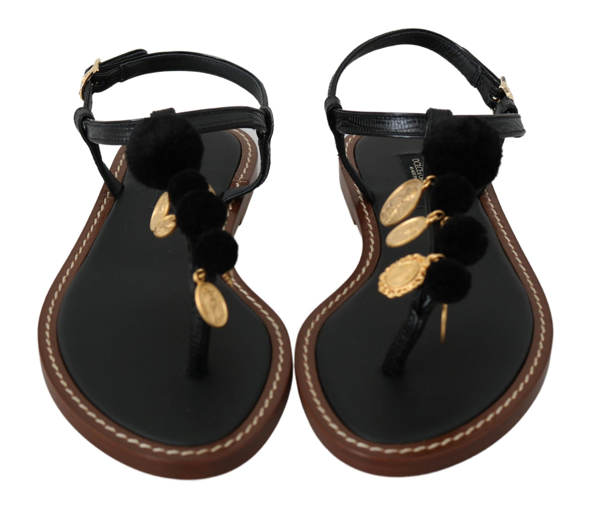 Dolce &amp; Gabbana Pom Pom Flip Flop nilkkahihnat
