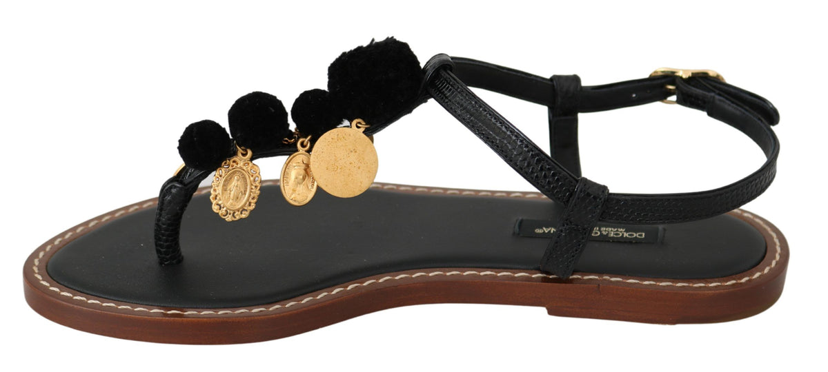 Dolce &amp; Gabbana Pom Pom Flip Flop nilkkahihnat