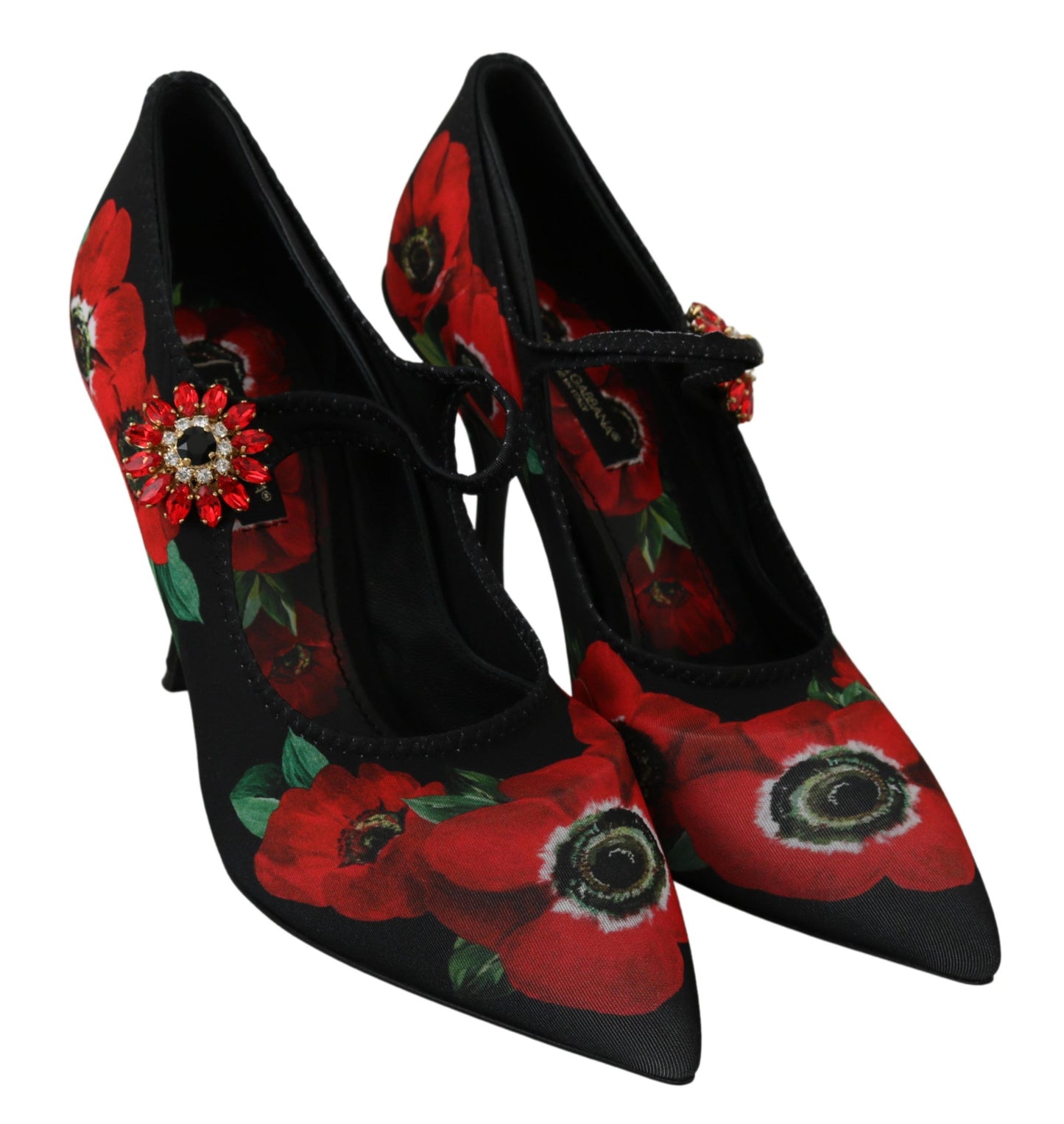 Dolce &amp; Gabbana kukka Mary Janes -pumput kristalliyksityiskohtiin