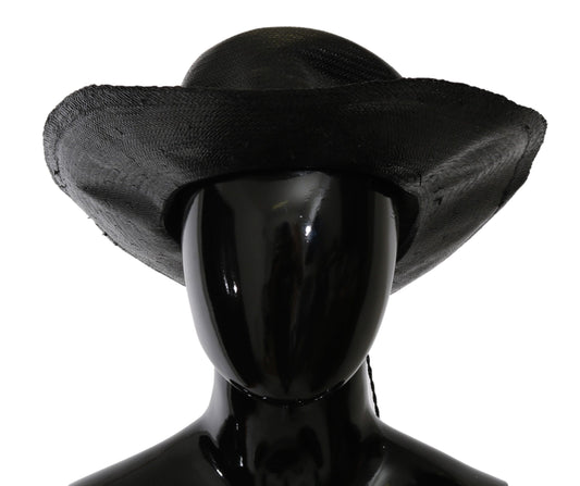 Costume National Chic black floppy hat - timeless elegance